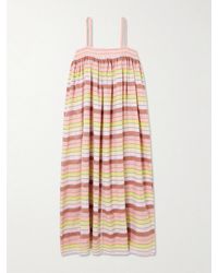 lemlem - Eda Striped Cotton-Blend Maxi Dress - Lyst