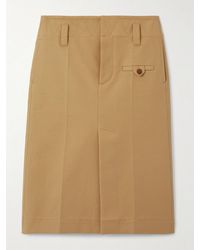Bottega Veneta - Cotton-Canvas Skirt - Lyst
