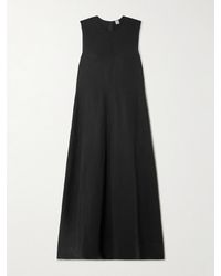 TOTEME - Lyocell And Linen-Blend Midi Dress - Lyst