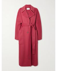 JOSEPH - Spencer Belted Wool And Cashmere-Blend Trench Coat - Lyst