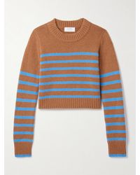 La Ligne - Mini Marin Striped Wool And Cashmere-Blend Sweater - Lyst