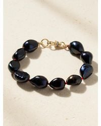 Lucy Delius - 14-Karat, Diamonds And Pearl Bracelet - Lyst