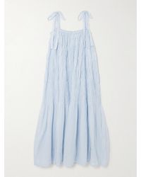 Alix Of Bohemia - Emrys Tiered Striped Cotton Dress - Lyst