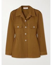 Emporio Sirenuse - Malia Cotton-Twill Jacket - Lyst