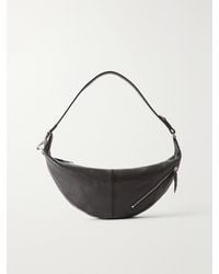 Lemaire - Quiver Clip Mini Paneled Full-Grain Leather Shoulder Bag - Lyst