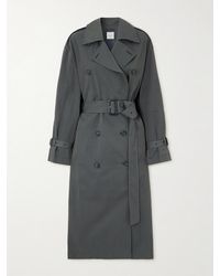 TOTEME - Garderob Belted Organic Cotton-Blend Trench Coat - Lyst