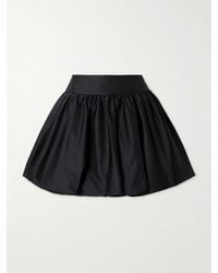 Simone Rocha - Gathered Mikado Mini Skirt - Lyst