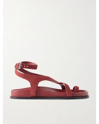 A.Emery - Jalen Slim Leather Sandals - Lyst