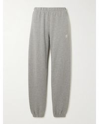 ÉTERNE - Cotton And Modal-Blend Jersey Tapered Track Pants - Lyst