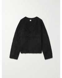 TOTEME - Brushed Alpaca-Blend Sweater - Lyst