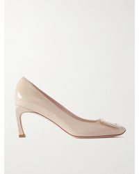 Roger Vivier - Belle Vivier Trompette 70 Buckled Patent-Leather Pumps - Lyst