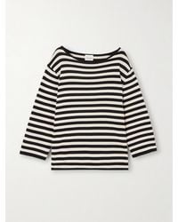 Posse - Darcy Striped Pima Cotton Top - Lyst