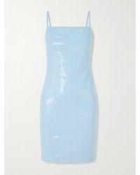 ROTATE BIRGER CHRISTENSEN - Sequined Stretch Recycled-Jersey Mini Dress - Lyst