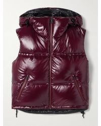 Aztech Mountain - Snowbird Hooded Quilted Down Ski Vest - Lyst
