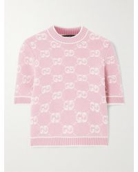 Gucci - Pullover Aus Woll-Bouclé - Lyst