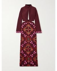 Johanna Ortiz - Net Sustain Aurora Mágica Sequin-Embellished Cutout Silk Maxi Dress - Lyst