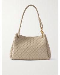 Bottega Veneta - Parachute Medium Intrecciato Leather Shoulder Bag - Lyst