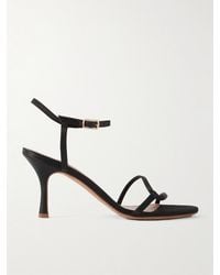 Emme Parsons - Loop Satin Sandals - Lyst