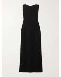 Gabriela Hearst - Calderon Strapless Merino Wool And Cashmere-Blend Midi Dress - Lyst