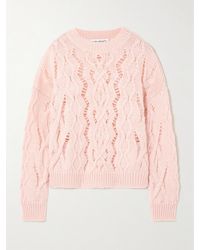 Our Legacy - Cable Sonar Open-Knit Wool Sweater - Lyst