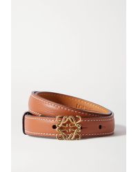 Loewe Anagram Textured-leather Belt | Lyst