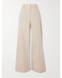 Theory - Treeca Hose Mit Weitem Bein Aus Einer Leinenmischung - Lyst