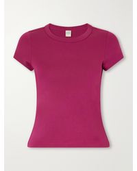 Flore Flore - Car Organic Cotton-Jersey T-Shirt - Lyst