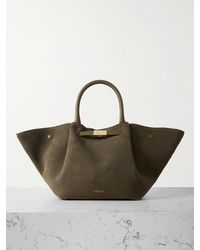 DeMellier London - New York Tote Aus Veloursleder Mit Lederbesätzen - Lyst