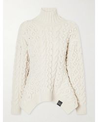 Stella McCartney - Bobble Cable-Knit Wool Turtleneck Sweater - Lyst