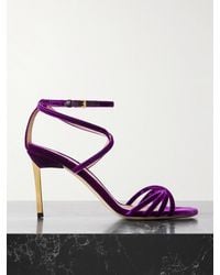 Tom Ford - Ida Velvet Sandals - Lyst