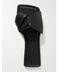 Acne Studios - Net Sustain Leather Slides - Lyst