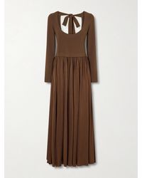 Polo Ralph Lauren - Jersey Tie-Back Maxi Dress - Lyst