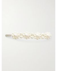 Simone Rocha - Haarspange Mit Silberfarbenen Details Und Kunstperlen - Lyst