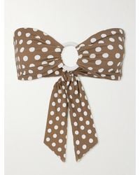 Marysia Swim - Coronada Polka-Dot Bikini Top - Lyst