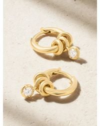 Spinelli Kilcollin - Zahra 18-Karat Diamond Hoop Earrings - Lyst