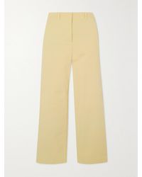Loro Piana - Cloutier Cotton-Blend Twill Straight-Leg Pants - Lyst