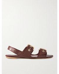 Jamie Haller - The Double Buckle Leather Sandals - Lyst