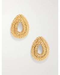 Paola Sighinolfi - Loop 18-Karat-Plated Pewter Earrings - Lyst