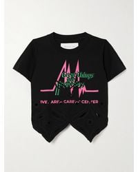 Conner Ives - Schiffili Layered Cutout Embroidered Cotton And Satin-Jersey Turtleneck Top - Lyst