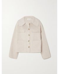 Loulou de Saison - Cilla Wool And Cashmere-Blend Felt Jacket - Lyst
