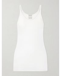 Calvin Klein - Alicia Cotton-Blend Jersey Tank Top - Lyst