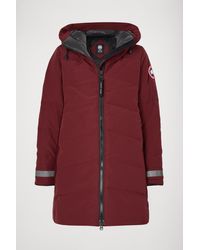 Canada Goose Merritt Hooded Quilted Shell Down Coat - Red
