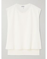 Loewe - Layered Wool-Jersey Top - Lyst
