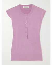 Dries Van Noten - Pull À Manches Courtes En Coton - Lyst