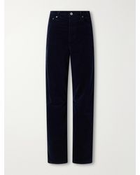 Citizens of Humanity - Miro Long Cotton-Corduroy Mid-Rise Barrel-Leg Pants - Lyst