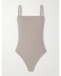 Alaïa - Stretch-Jersey Swimsuit - Lyst