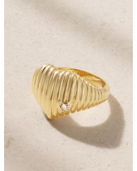Yvonne Léon - Chevaliere Berlingot 9-Karat Topaz Signet Ring - Lyst