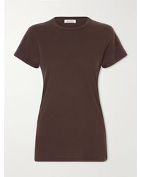 Nili Lotan - Lana Cotton-Jersey T-Shirt - Lyst