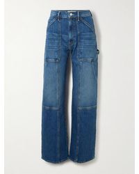 Mother - The Lasso Utility Sneak Hoch Sitzende Jeans Mit Geradem Bein - Lyst