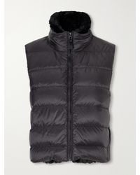 Max Mara - Canditi Reversible Quilted Shell And Plush Down Gilet - Lyst